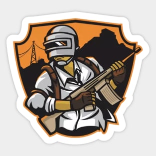 Chicken dinner Sticker